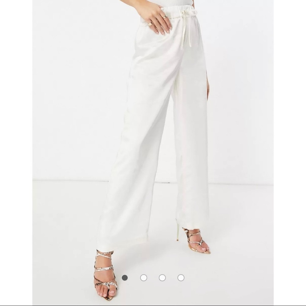 4th & Reckless Wide Legged Satin Pants